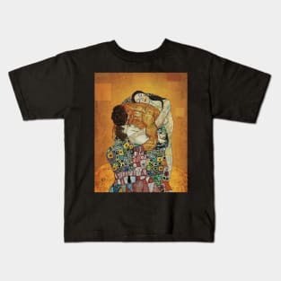 Gustav Klimt the Family Embrace Kids T-Shirt
